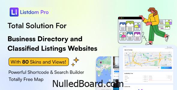 Download Free Listdom – Business Directory and Classified Ads Listings