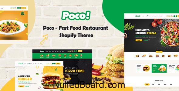 Download Free Poco Fast Food Shopify Theme Nulled