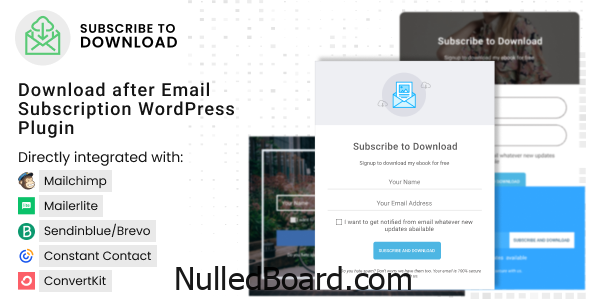 Download Free Subscribe to Download – Download after Email Subscription