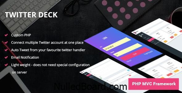 Download Free Twitter Deck – PHP Nulled