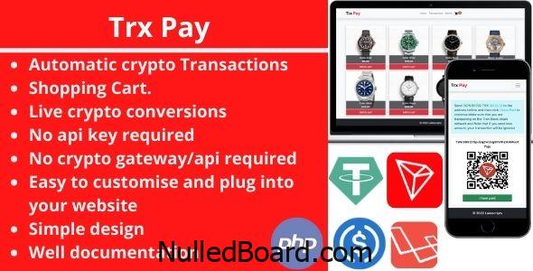 Download Free TRX PAY – Accept crypto payments on the