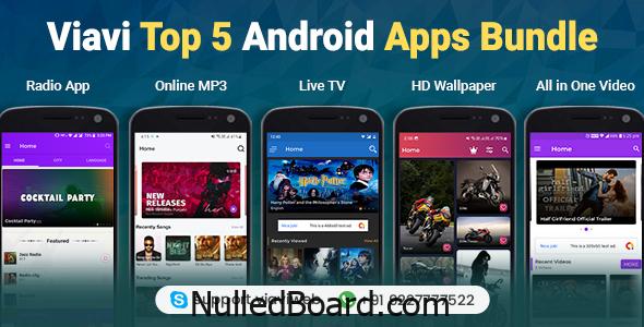 Download Free Viavi Top 5 Android Apps Bundle (TV, Radio,