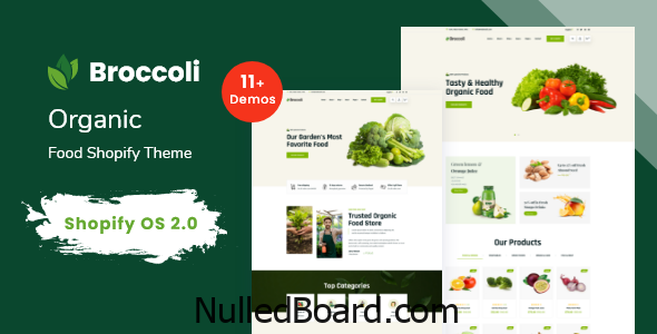 Download Free Broccoli – Organic Food Store Shopify Theme OS