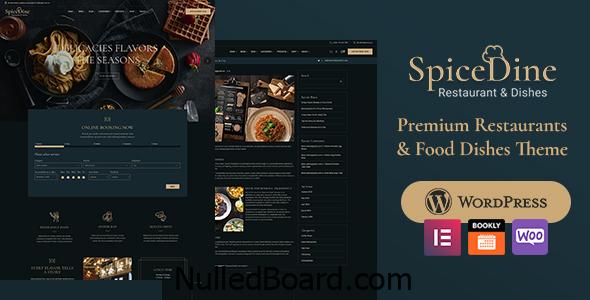 Download Free SpiceDine – WordPress Theme For Hotels & Restaurants