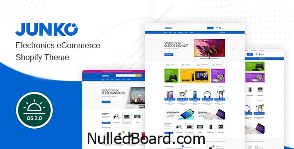 Download Free Junko – Electronics Industry Shopify Theme Nulled