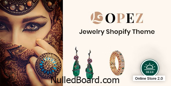 Download Free Lopez – Jewelry Shopify Theme Nulled