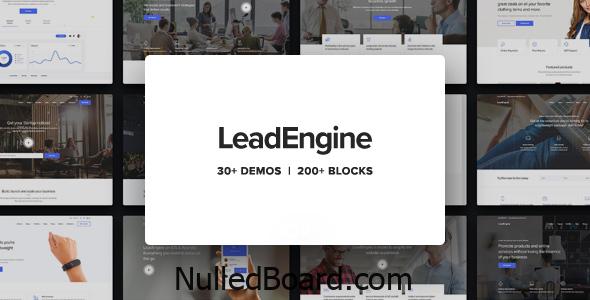 Download Free LeadEngine – Multi-Purpose WordPress Theme with Page Builder