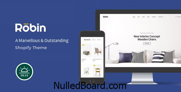 Download Free Robin – Furniture Shopify Theme Nulled