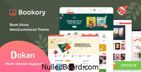Download Free Bookory – Book Store WooCommerce Theme Nulled