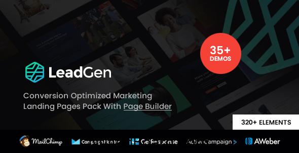 Download Free LeadGen – Multipurpose Marketing Landing Page Pack with