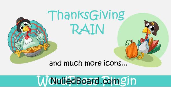 Download Free ThanksGiving Rain – WordPress Plugin Nulled