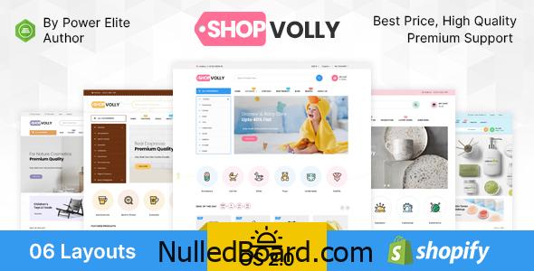 Download Free ShopVolly – Sectioned Multipurpose Shopify Theme Nulled