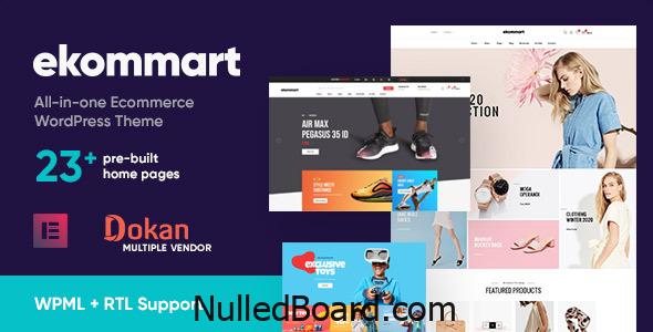 Download Free ekommart – All-in-one eCommerce WordPress Theme Nulled