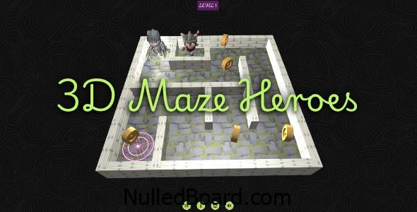 Download Free 3D Maze Heroes – Cross Platform Maze Game