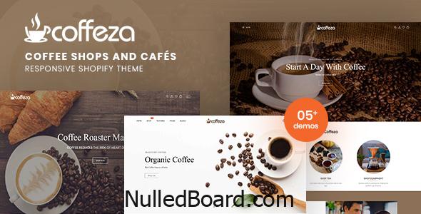 Download Free Coffeza – Coffee Shops and Cafés Responsive Shopify