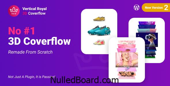 Download Free Vertical Royal 3D Coverflow WordPress Plugin Nulled