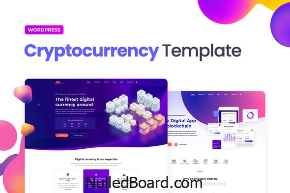 Download Free Moneer – Cryptocurrency Elementor Template Kit Nulled