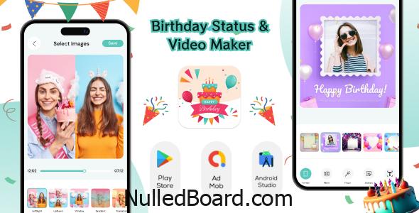 Download Free Birthday Status & Video Maker – Birthday Wishes
