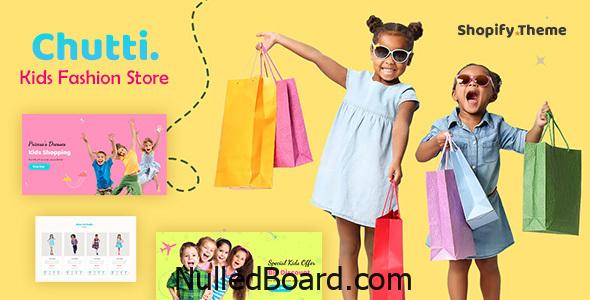 Download Free Chutti – Kids, Baby shop Shopify Theme Nulled