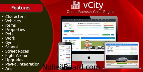 Download Free vCity – Online Browser Game Nulled