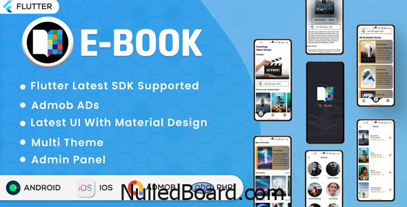 Download Free Flutter EBook App (Online eBook Reading, Download eBooks,Books