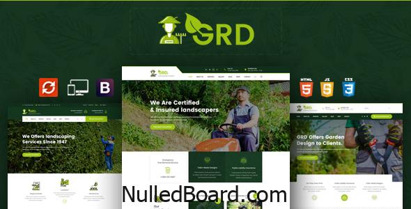 Download Free GRD – Garden Landscaper HTML Template Nulled