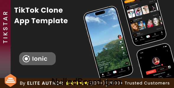 Download Free TikTok Clone App Template in Ionic – Short