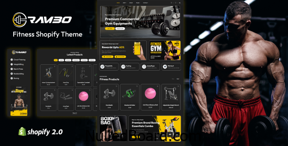 Download Free Rambo – Fitness & Gym Products Shopify Theme