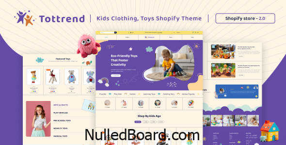 Download Free Tottrend – Kids Fashion, Educational Toys Shopify Theme