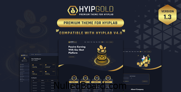Download Free HyipGold – Premium Theme For HYIPLAB Nulled