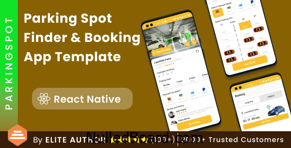 Download Free Parking Spot Finder & Booking Android App Template