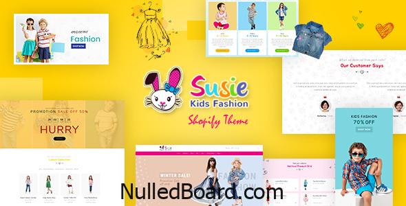 Download Free Susie | Children Shopify Theme Nulled