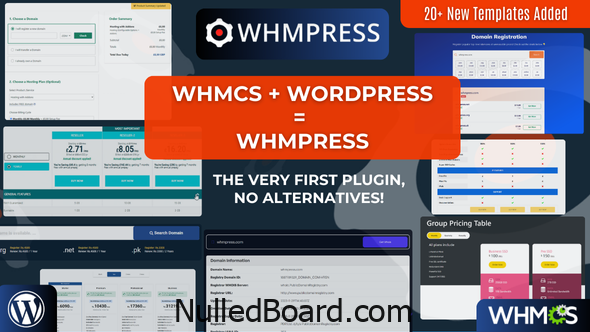 Download Free WHMpress – WHMCS WordPress Integration Plugin Nulled