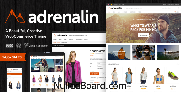 Download Free Adrenalin – Multi-Purpose WooCommerce Theme Nulled