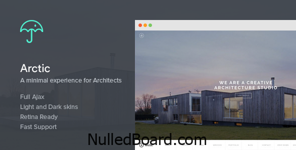 Download Free Arctic – Architecture & Creatives WordPress Theme Nulled