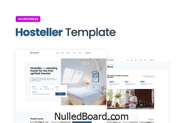 Download Free Hosteller – Hostel Booking Elementor Template Kit Nulled