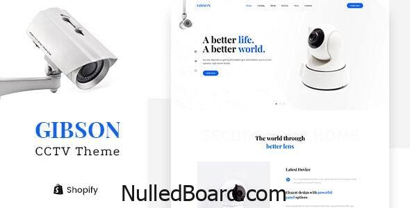 Download Free Gibson – Single Product Shop Shopify Theme Nulled