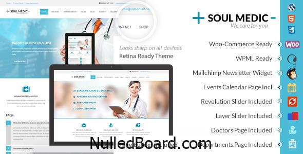 Download Free SoulMedic | Hospital & Doctor WordPress Theme Nulled