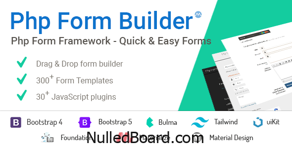 Download Free PHP Form Builder – Advanced HTML forms generator