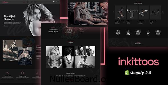 Download Free inkittoos – Tattoo Shopify Theme Nulled