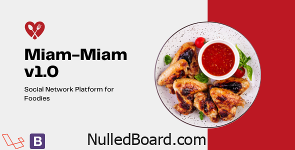 Download Free Miam-Miam – Social Network Platform for Foodies Nulled