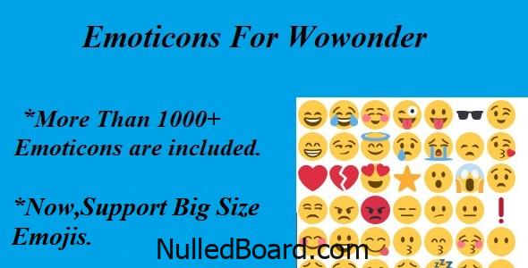 Download Free Emoticons For Wowonder Nulled