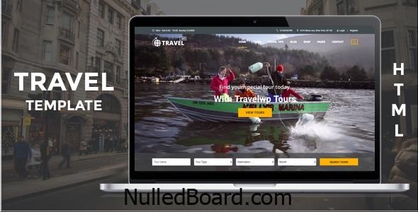 Download Free Tour & Travel HTML Template Nulled