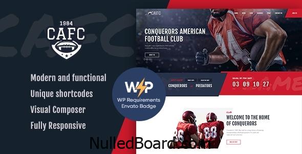 Download Free Conquerors | American Football & NFL WordPress Theme