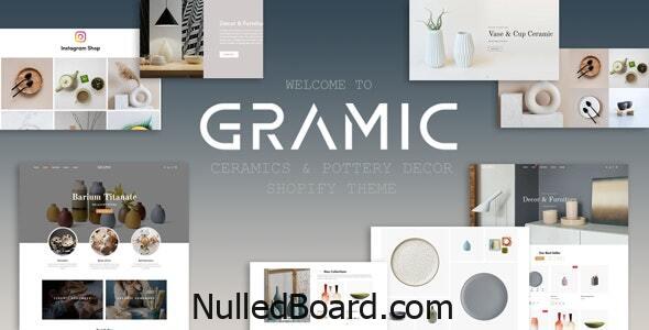 Download Free Gramic – Ceramics & Pottery Decor Shopify Theme