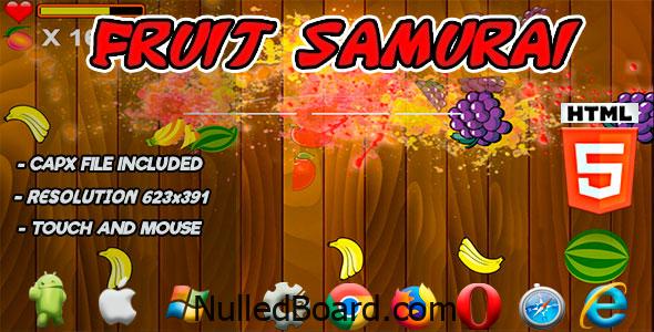 Download Free Fruit Samurai – HTML5 Game Nulled