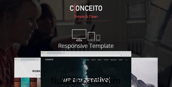 Download Free Conceito – Responsive One Page Muse Template Nulled