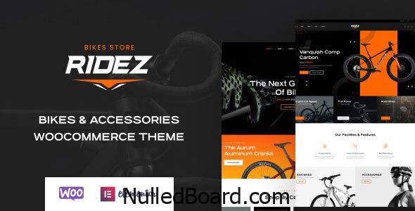 Download Free Ridez – Bike Shop Elementor WordPress Theme Nulled