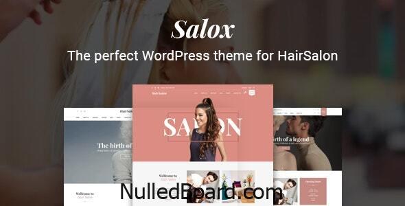 Download Free Salox – Hair Salon WordPress Theme Nulled