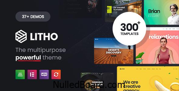 Download Free Litho – Multipurpose Elementor WordPress Theme Nulled